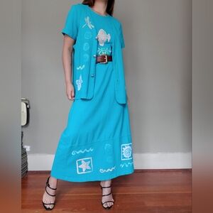 Vtg Dress Set